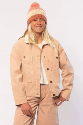 Sisstrevolution Psyched Wvn Jacket -  atlas pink