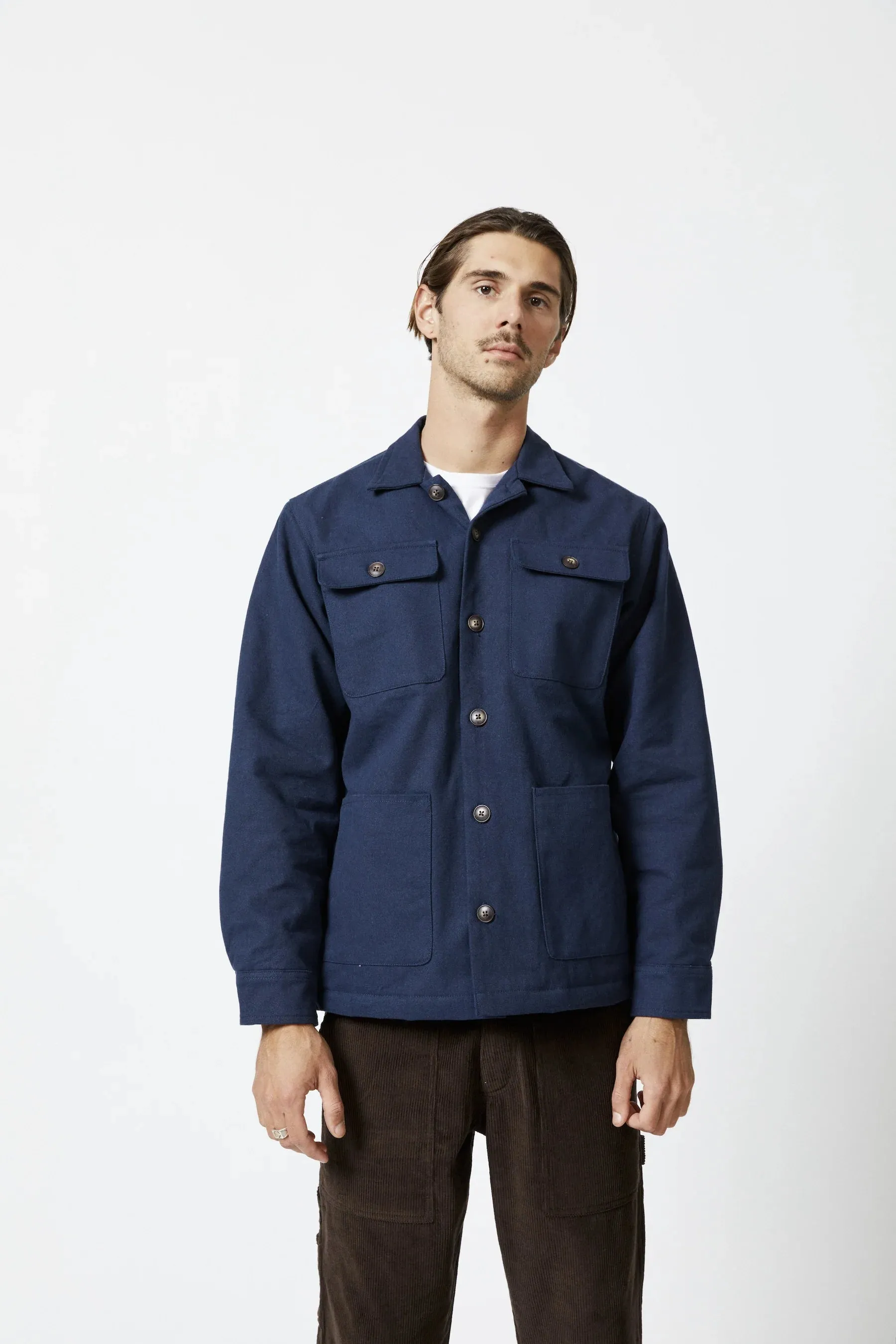 Stockyard Sherpa Jacket - Navy