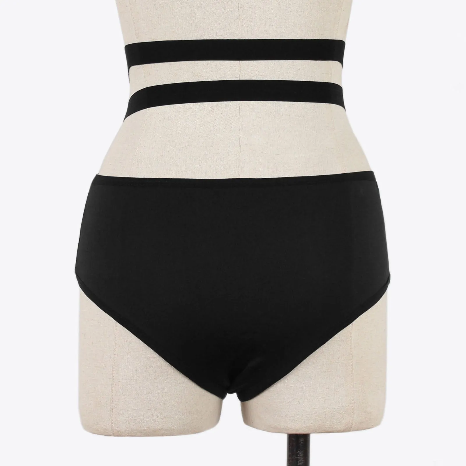 Strappy High Waist Brief Lingerie Underwear
