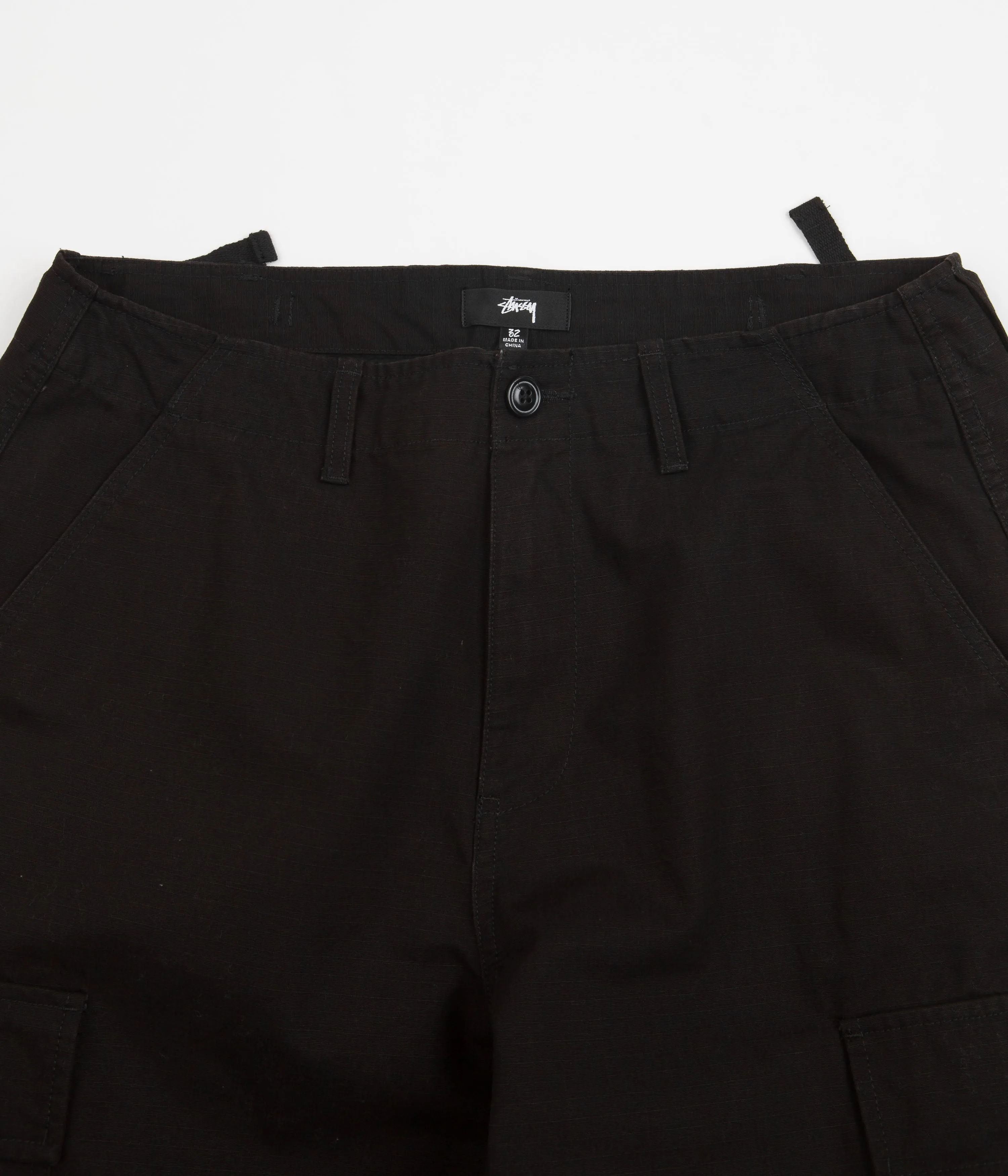 Stussy Ripstop Surplus Cargo Pants - Black