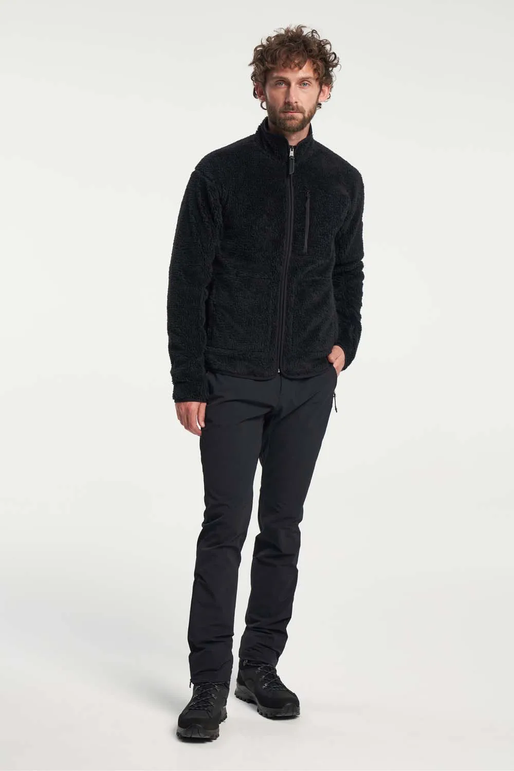 Tenson Men&#x27;s Thermal Pile Zip Jacket Black | Buy Tenson Men&#x27;s Thermal Pile Zip Jacket Black here | Outnorth