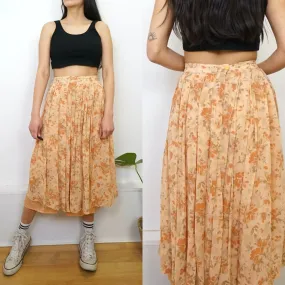 Vintage orange Skirt size XS