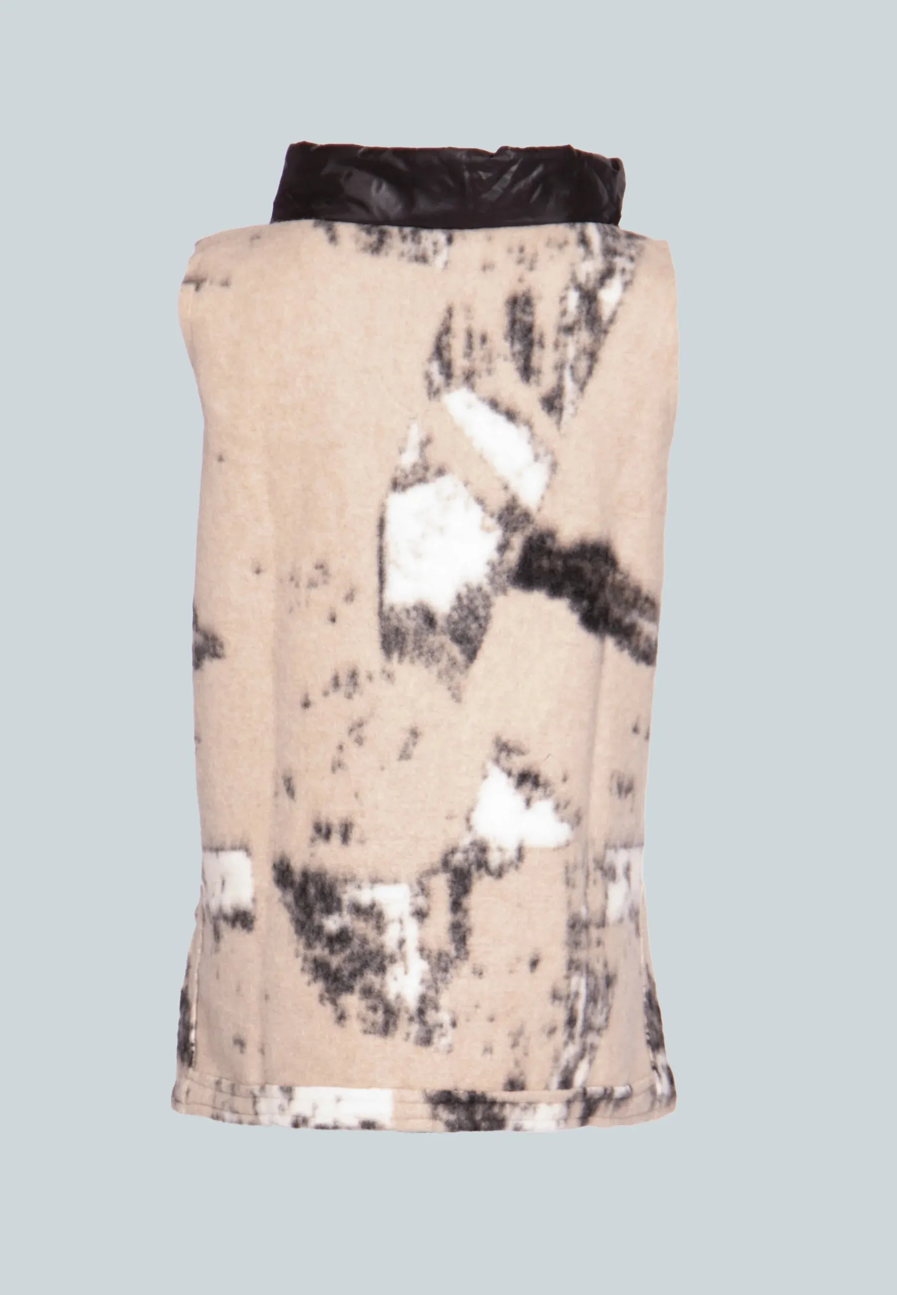 VOLT Wool & coat fabric blended, patterned knitted vest