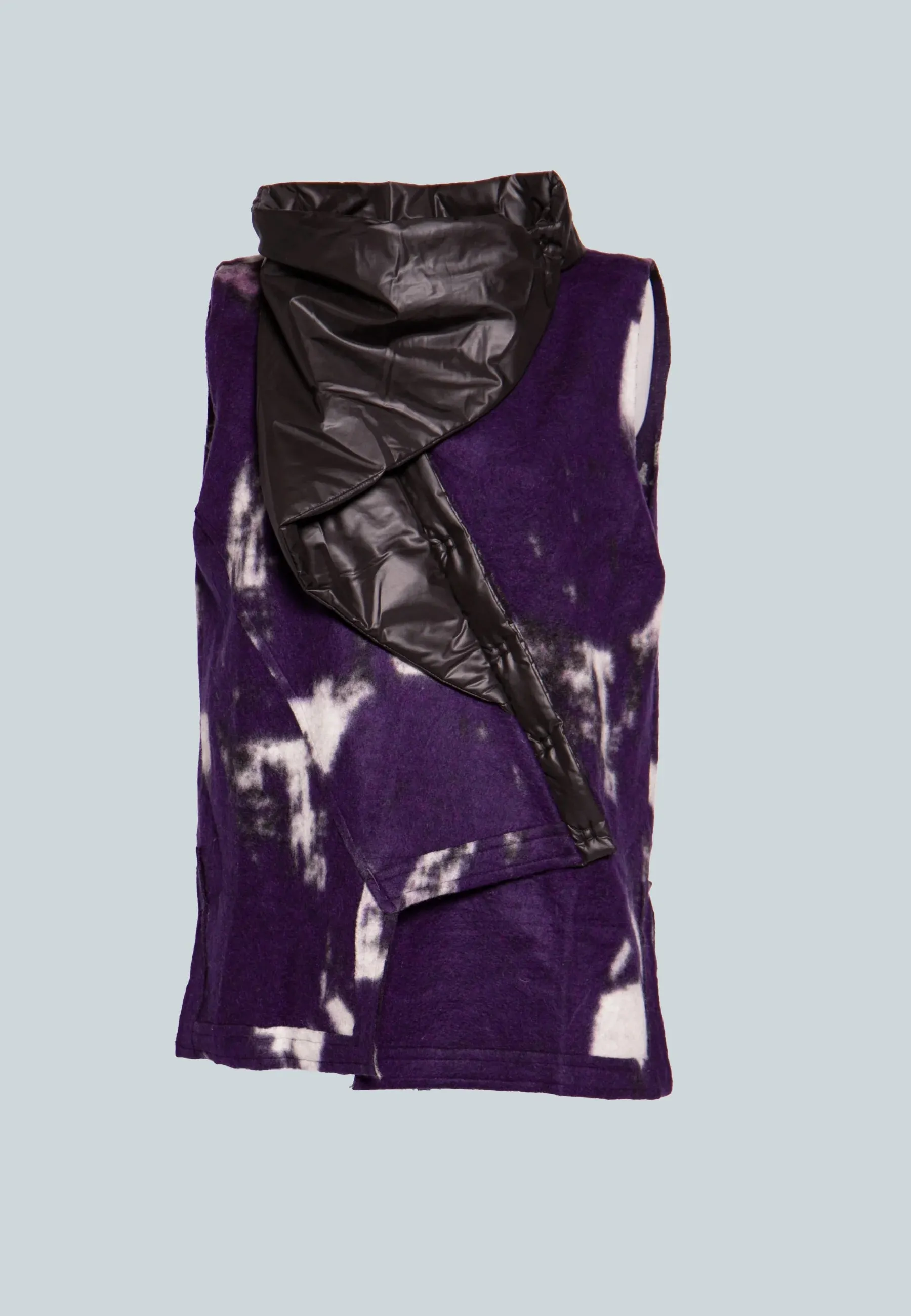 VOLT Wool & coat fabric blended, patterned knitted vest