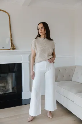 White Wide Leg Jeans