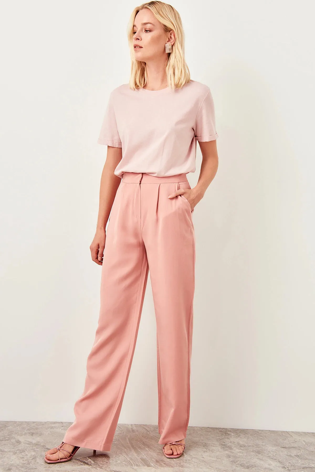 Women's Spring High-Waist Pants