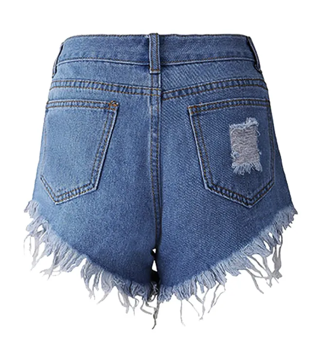 Women's Summer Denim High Waist Shorts