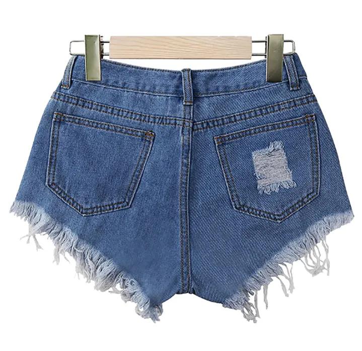 Women's Summer Denim High Waist Shorts