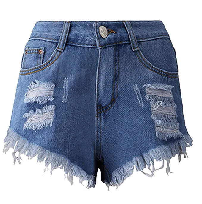 Women's Summer Denim High Waist Shorts