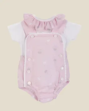 Woven umbrella romper set (2-piece)