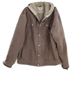 Y2K 2000s Carhartt Sherpa Lined Utility Jacket - J284 FWD - Men's Size XL